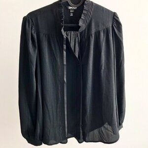 DKNY Black Blouse